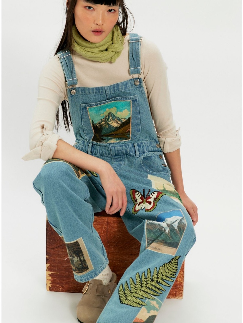 DENIM AND BONE ROAD TRIP OVERALLS INDIGO - Picture 4 of 4
